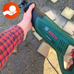 Test tigersåg sladd: Ergonomi Test tigersåg sladd: Ergonomi